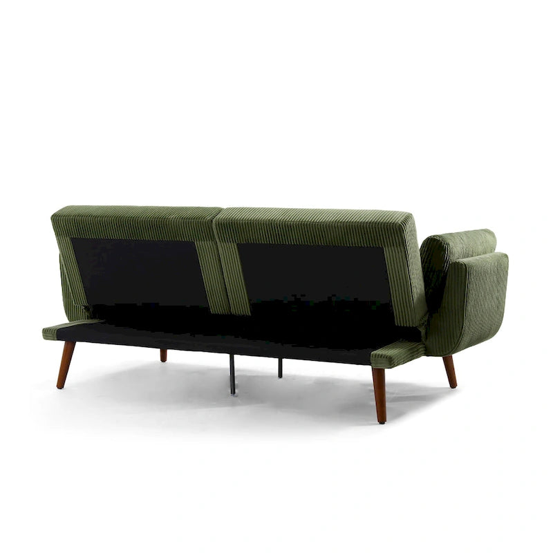 Convertible Sleeper Sofa Futon Sofa Bed Recliner Lounge For Living Room