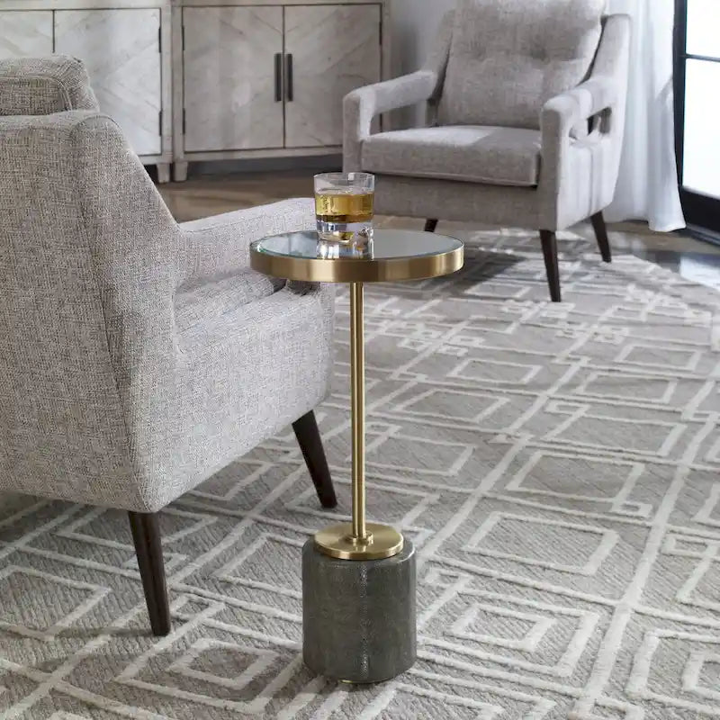 Mirrored Accent Table