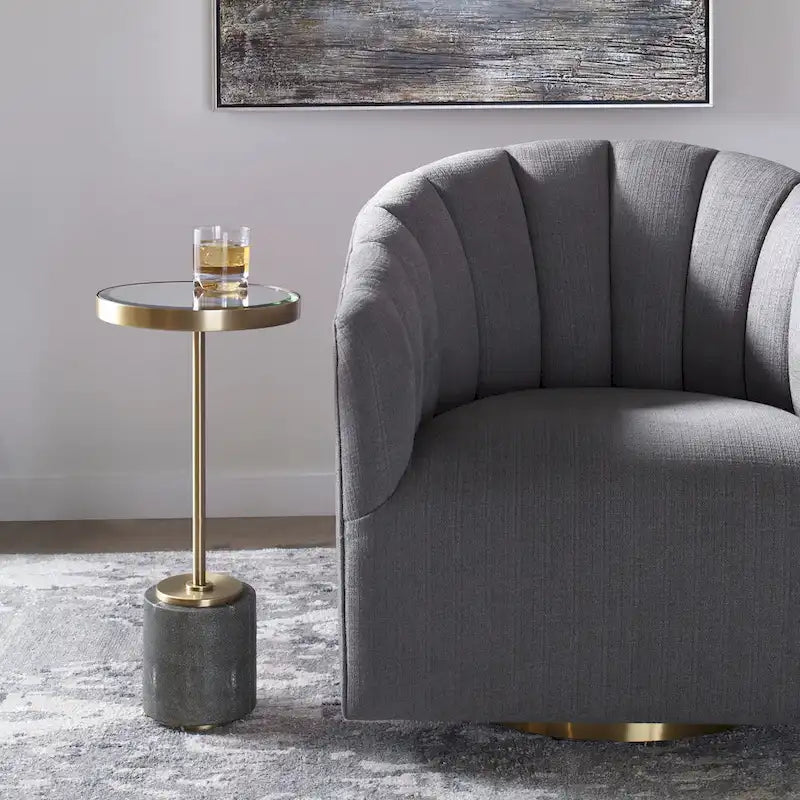 Mirrored Accent Table