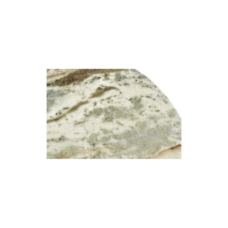 Macari Modern Marble Top Accent Table - 18W x 18D x 20H