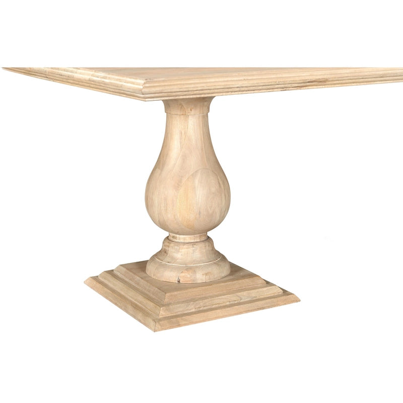 Solid Wood Double Pedestal Dining Table