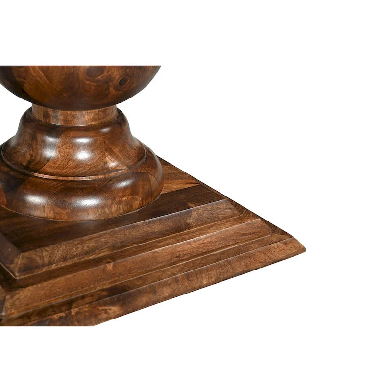 Solid Wood Double Pedestal Dining Table