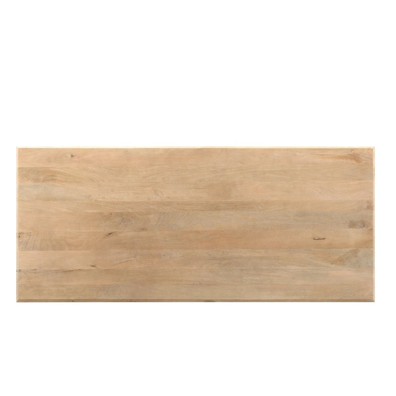 Solid Wood Double Pedestal Dining Table