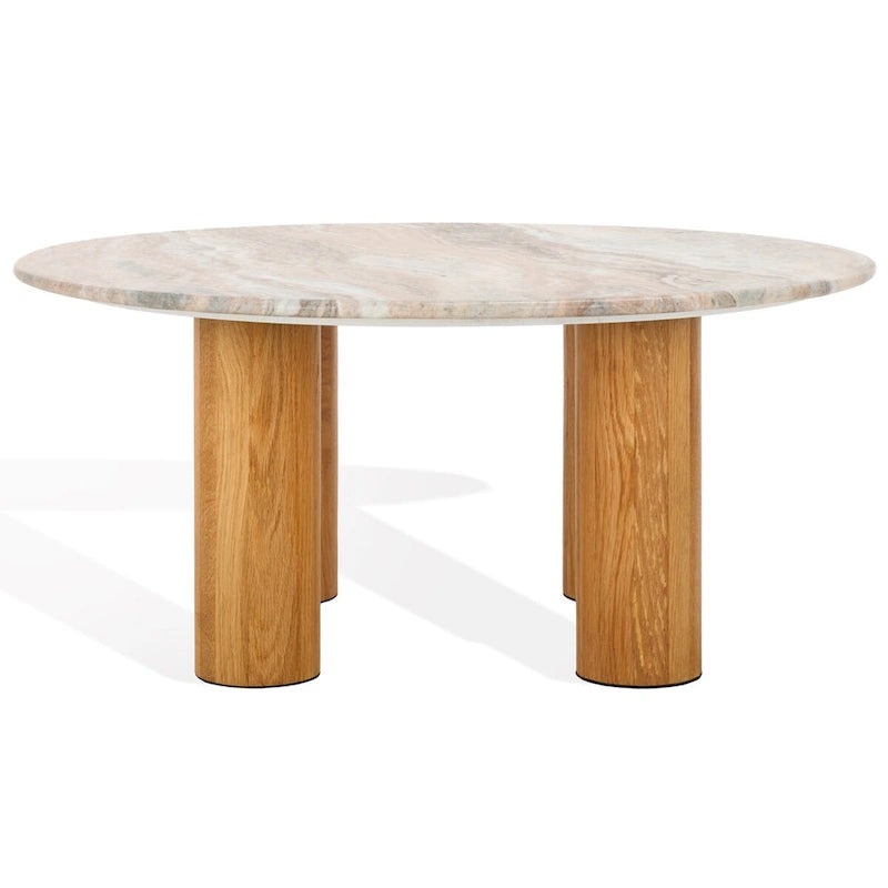 Round Marble Coffee Table - 36Wx36Dx16H