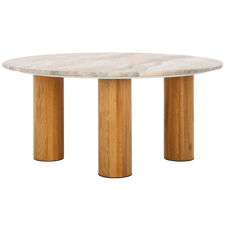 Round Marble Coffee Table - 36Wx36Dx16H