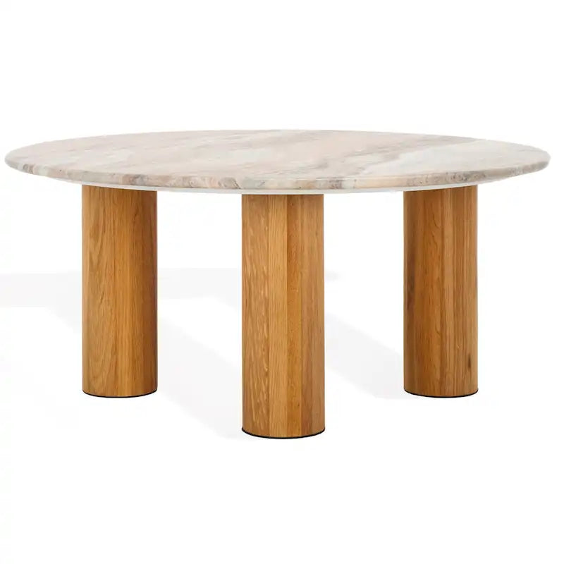 Round Marble Coffee Table - 36Wx36Dx16H