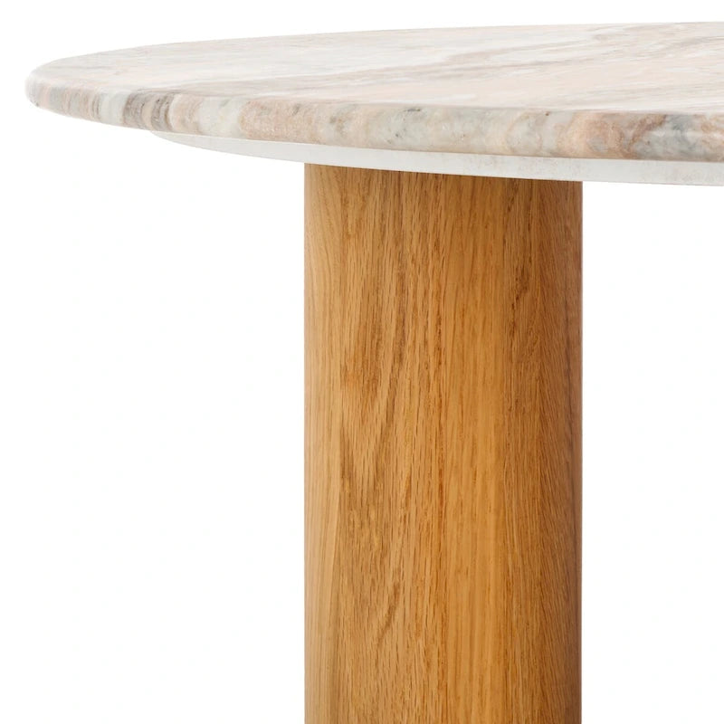 Round Marble Coffee Table - 36Wx36Dx16H